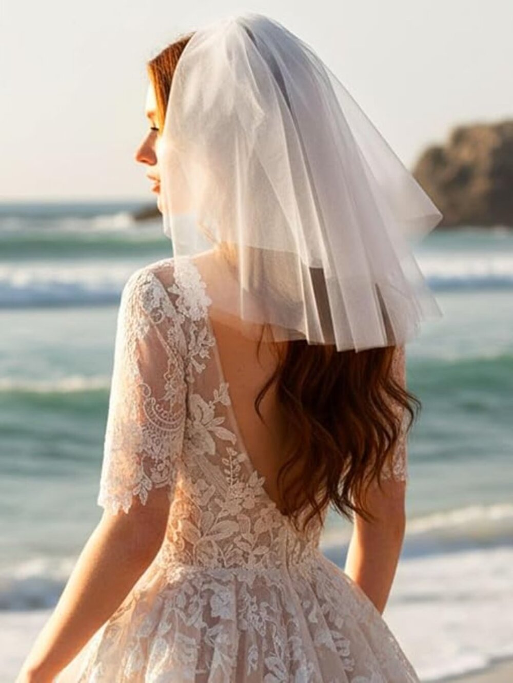2 Tiers Bride Wedding Veil